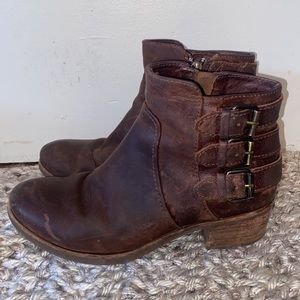 UGG Volta leather ankle boots with buckles